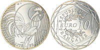 France 10 Euro Coq, Silver, Gadoury:EU797 -