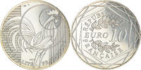 France 10 Euro Coq, Silver, Gadoury:EU797 -