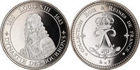 France Medal Les rois de France, Louis XIII, History, Copper-nickel -