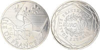 France 10 Euro Ile de France, Paris, Silver, KM:1657 -