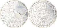 France 10 Euro Martinique, Paris, Silver, Gadoury:EU399, KM:1662 -