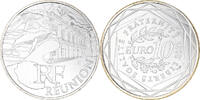 France 10 Euro Réunion, Paris, Silver, KM:1750 -