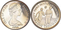 Isle of Man Crown Coin, Elizabeth II, Olympic Games, Pobjoy Mint -