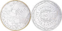 France 10 Euro Picardie, Paris, Silver, KM:1666 -