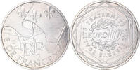 France 10 Euro Ile de France, Paris, Silver, KM:1657 -