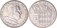 Monaco Franc Coin, Rainier III, Paris, ESSAI, Nickel, KM:E38 -
