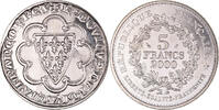 France 5 Francs Coin, Écu de Saint Louis, Paris, Copper-Nickel -