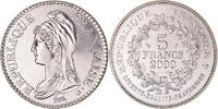 France 5 Francs Coin, Marianne de la III République, Paris -