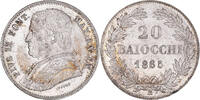 ITALIAN STATES 20 Baiocchi Coin, PAPAL STATES, Pius IX, Rome -