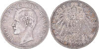 German States 2 Mark Coin, BAVARIA, Otto, Munich, Silver -