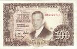 Spain 100 Pesetas Banknote, 1953-04-07, KM:145a -