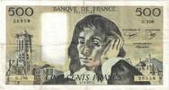 France 500 Francs Pascal, 1979-06-07, Fayette:71.19, KM:156d -