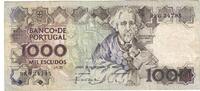 Portugal 1000 Escudos Banknote, 1988-12-22, KM:181e -