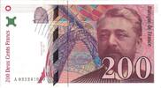 France 200 Francs Eiffel, A.023, Fayette:75.2, KM:159a -