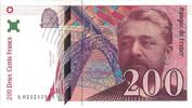 France 200 Francs Eiffel, A.023, Fayette:75.2, KM:159a -