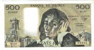 France 500 Francs Pascal, W.197, Fayette:71.30, KM:156e -