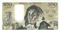 France 500 Francs Pascal, A.207, Fayette:71.31, KM:156e -