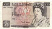 Great Britain 10 Pounds Banknote, Undated (1975-92), KM:379b -