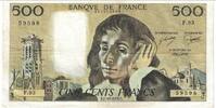 France 500 Francs Pascal, F.93, Fayette:71.18, KM:156d -