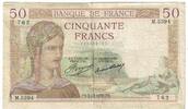 France 50 Francs Cérès, M.5394, Fayette:17.32, KM:81 -