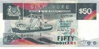 Singapore 50 Dollars Banknote, Undated (1994), KM:32 -
