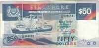 Singapore 50 Dollars Banknote, Undated (1994), KM:32 -