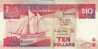Singapore 10 Dollars Banknote, Undated (1988), KM:20 -