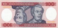 Brazil 100 Cruzeiros KM:198b -