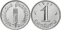 France Centime Épi, Paris, FDC, Stainless Steel, Gadoury:91 -