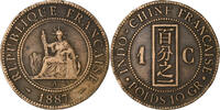 French Indochina Cent French Indo-China, Paris, Bronze, Lecompte:39, KM:1 -