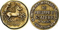 France betaalpenning Collection BP, Statère Philippe II, Copper -