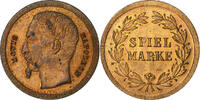 France betaalpenning Louis-Napoléon Bonaparte, Spiel Marke, Brass -