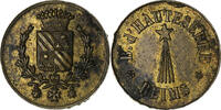 France betaalpenning Champagne, Boulevard d'Hauteserre, Reims, Brass -