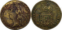 France betaalpenning Louis XV, Optimo Principi, Brass -