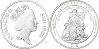Fiji 10 Dollars Elizabeth II, Silver -