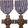 France Medaille Croix du Combattant, WAR, Excellent Quality, Bronze, 36 -