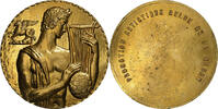 Belgium Medal Orphée, Promotion Artistique Belge de la SABAM, Gilt Bronze -