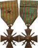 France Medaille Croix de Guerre, Une Etoile, Une Citation, Excellent -