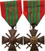 France Medaille Croix de Guerre, WAR, Une Citation, Uncirculated, Bronze -