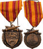 France Medal Médaille de Dunkerque, WAR, Very Good Quality, Bronze, 42 -