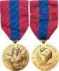 France Medaille Défense Nationale, Armée Nation, Excellent Quality, Gilt -