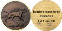France Medaille Exposition Canine Internationale de Strasbourg, Bronze -