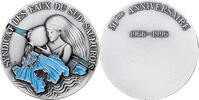 France Medaille Syndicat des Eaux du Sud-Saumurois, Silvered bronze, J. -