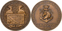 France Medal Compagnie des messageries maritimes Calédonien, Bronze -