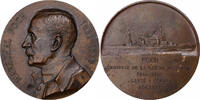 France Medaille Croiseur Foch, Bronze, Morlon -