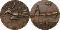 France Medal Porte-Avions Arromanches, Bronze, Guiraud -