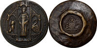 France Medaille Grand Sceau de Jean de Berry, Comte d'Etampes, Bronze -