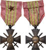 France Medaille Croix de Guerre, Une Citation, Very Good Quality, Bronze -