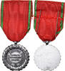 France Medaille Mérite National Français, Uncirculated, Silvered bronze, 34 -