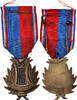 France Medaille Confédération Musicale de France, Excellent Quality, Bronze, 38 -